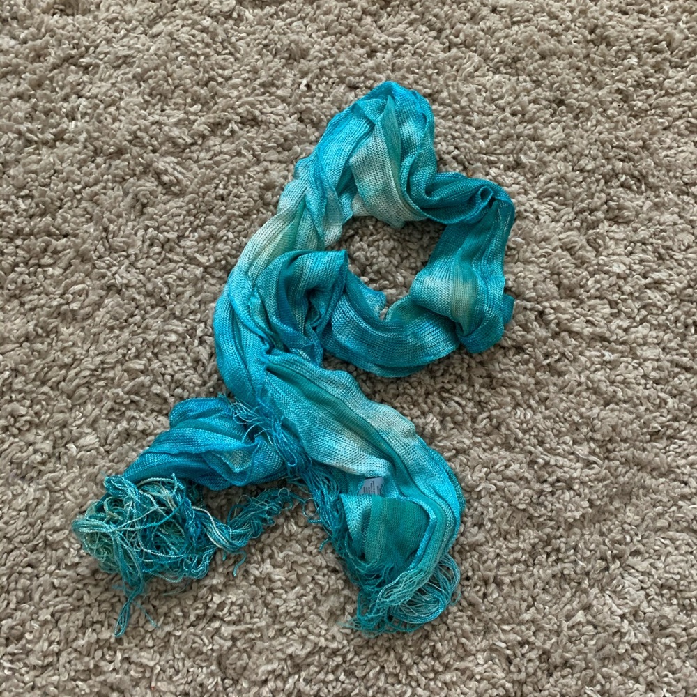 Turquoise Mermaid Scarf